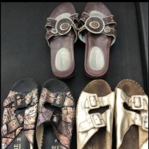 La Plume Women's Leather Sandals  36 (US 6) Italy